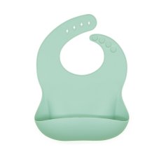 Detský silikónový podbradník (Mint green) - mätový od značky Martons