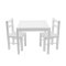 Detský eshop: Detský drevený stôl so stoličkami Drewex biely