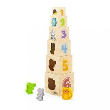 Detský eshop: Drevené vkladacie kocky Viga Detský eshop: Drevené vkladacie kocky Viga