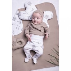 Detský eshop: Dojčenské bavlnené polodupačky Nicol Ella biele