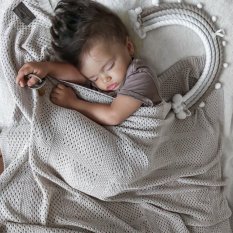 Detský eshop - Bambusová deka Sleepee Ultra Soft Bamboo Blanket béžová