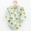 Dojčenské mušelínové body s bočným zaviazovaním AVOCADO, od značky NEW BABY - Veľkosť: 74 (6-9m)