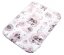 Detský eshop: Prebaľovacia podložka 50x70 cm, bavlna, zvieratká na mráčiku, baby nellys, ružová