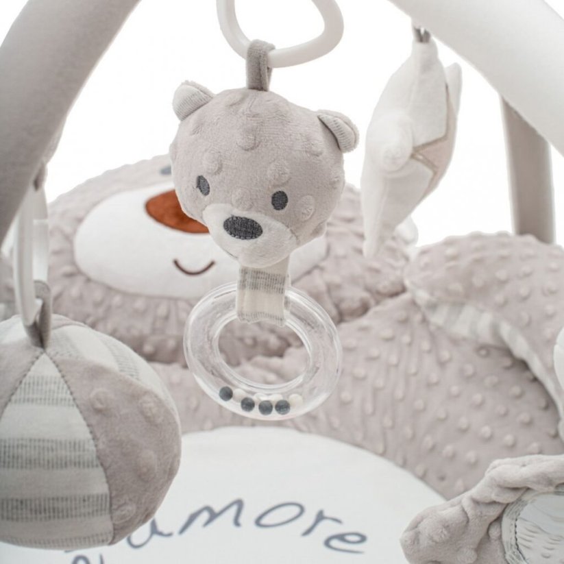 Detský eshop: Luxusná hracia deka z minky s melódiou PlayTo medvedík