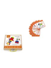 Detský eshop - Drevený kufrík s magnetickými kockami pre deti Viga Detský eshop - Drevený kufrík s magnetickými kockami pre deti Viga