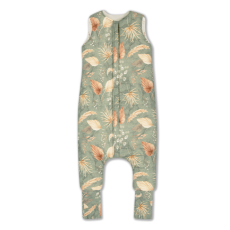 Detský eshop - Celoroční spací pytel s nohavicemi Bohemian Green/Bohemian Botanic M