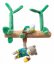 Detský eshop: Závesná edukačná hračka na detský kočík teddy gardener, mätová, béžová, značka BabyOno