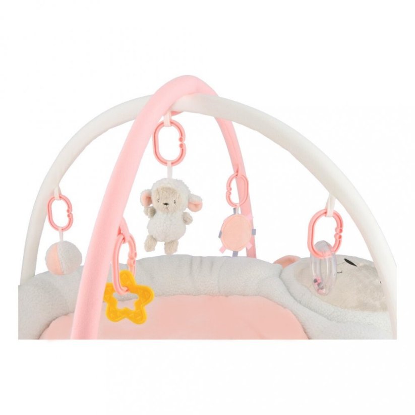 Detský eshop: Luxusná plyšová hracia deka New Baby Ovečka