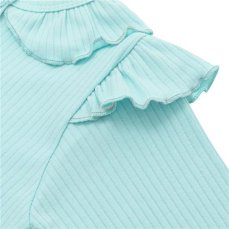 Detský eshop: Dojčenský bavlnený overal New Baby Stripes ľadovo modrá