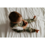Celoročný spací vak s nohami MELANGE GREY/DARK GREY, veľkosť XS (6-12m), sivá/tmavosivá, od značky Sleepee