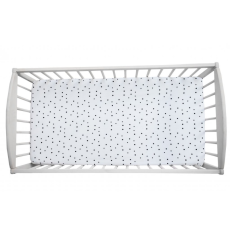 Detské prestieradlo do postieľky WE CARE DOTS 120x60 cm, od značky Sleepee