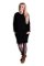 Detský eshop: Športové tehotenské šaty s kapucňou - čierne, značka Be MaaMaa