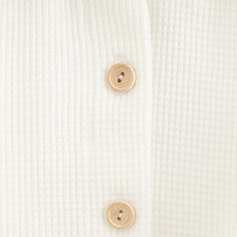 Detský eshop: Dojčenský kabátik na gombíky New Baby Luxury clothing Oliver biely