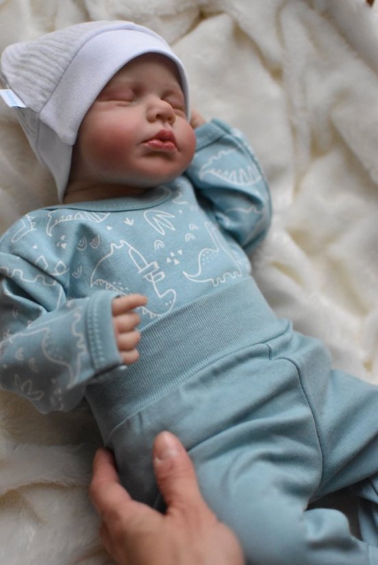 2-dielna súpravička pre novorodenca – body + polodupačky modrá New Baby Classic II