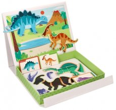 Detský eshop: Magnetická vkladačka/puzzle adam toys, dinosaurus
