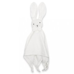 Detský eshop - Mušelínový usínáčik Rabbit white