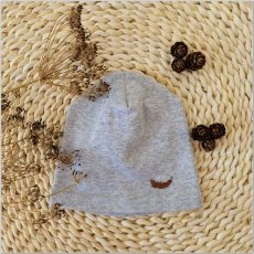 Detská jednovrstvová elastická čiapk šedá 52-86 od značky Z&Z