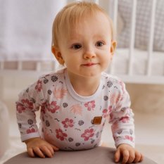 Detský eshop: Dojčenské tričko s dlhým rukávom Koala Flowers