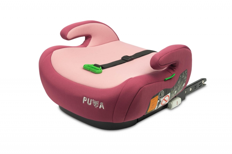 Detský eshop - Podsedák do auta, isofix I-SIZE Puma, ružový