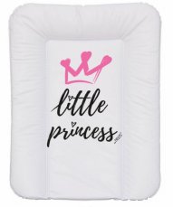 Prebaľovacia podložka, mäkká, Little Princess, 70 x 50cm, biela, zančka NELLYS