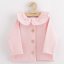 Dojčenský kabátik na gombíky New Baby Luxury clothing Laura ružový - Veľkosť: 56 (1-2m), Farba: Ružová