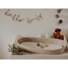 Detský košík Smart Basket natural + prebaľovacia podložka od značky Ahojbaby