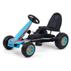 Detský eshop - Detská šliapacia motokára Go-kart Viper modrá