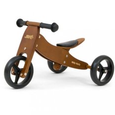Detský eshop: Detské multifunkčné odrážadlo bicykel 2v1 Milly Mally JAKE Dark Natural