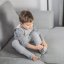 Detský eshop - Celoroční spací pytel s nohavicemi Sleepee Melange Grey M