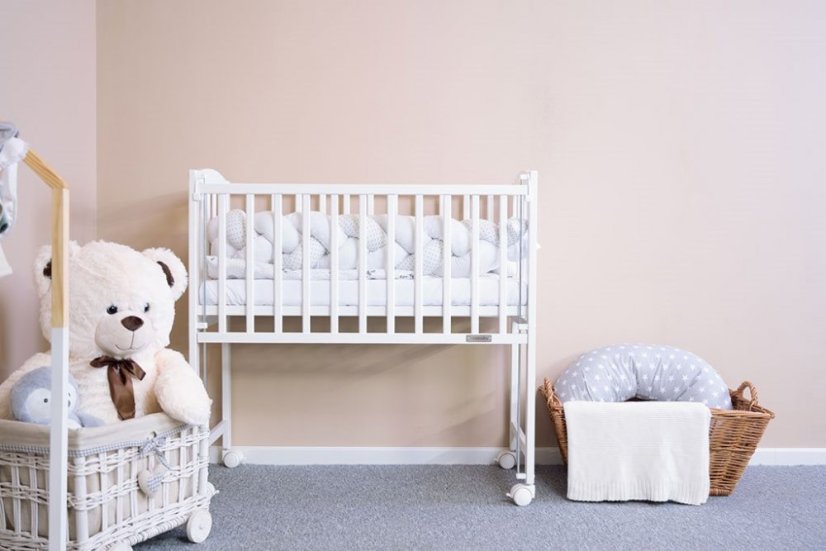 Detský eshop: Detská prístavná postieľka New Baby MATEO 90x40 cm biela