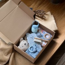 Detský eshop: Baby newborn kit, modrá, veľkosť L