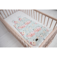 Detské prestieradlo do postieľky WE CARE GREY DOTS 140x70 cm, od značky Sleepee