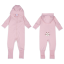 Detská rastúca tepláková súprava, Cat, BASIC Powder Pink, púdrová ružová, od značky Moniel - Veľkosť: 68 (3-6m) MON