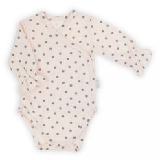 Detský eshop: Dojčenské bavlnené body s bočným zapínaním Nicol Sara