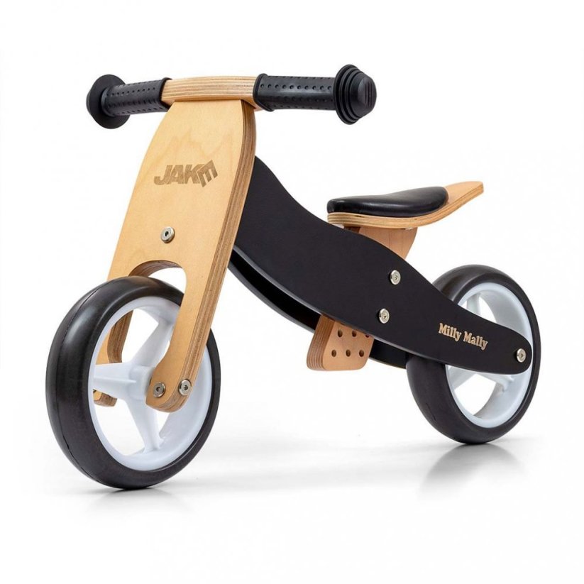 Detský eshop - Detské multifunkčné odrážadlo bicykel 2v1 JAKE Classic Black