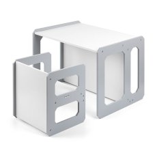 Detský eshop - Súprava nábytku Stella 3v1 stôl a stolička Grey
