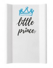 Prebaľovacia podložka, mäkká, vyvýšené boky, Little Prince, 50 x 70cm, biela, zančka NELLYS