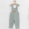 Detský eshop: Dojčenské zahradníčky New Baby Luxury clothing Oliver sivé