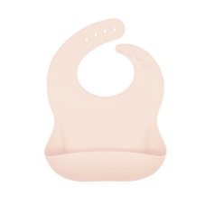 Detský silikónový podbradník (Peach) - broskyňový od značky Martons