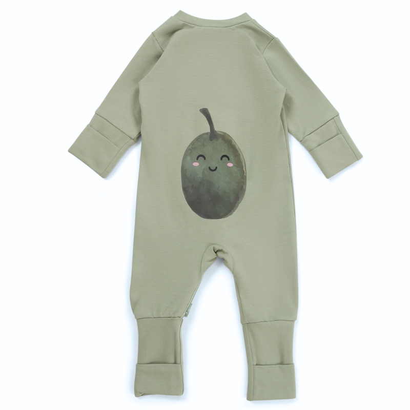 Detský rastúci overal OLIVE, oliva, od značky Moniel