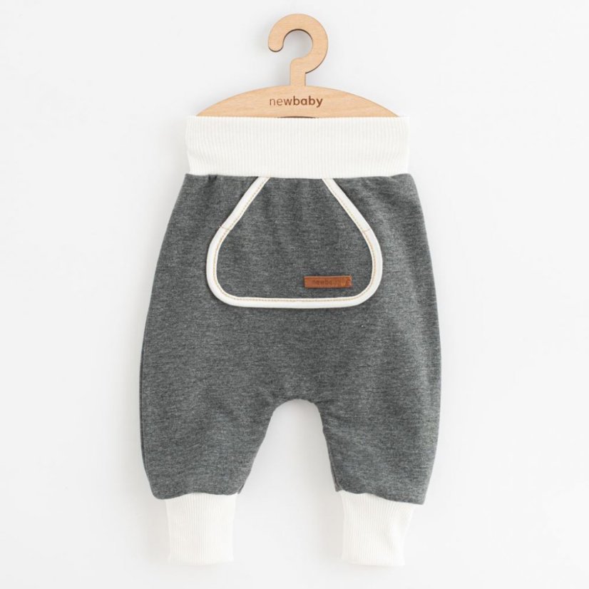 Detský eshop - Dojčenské tepláčky a mikinka Sebastian sivá